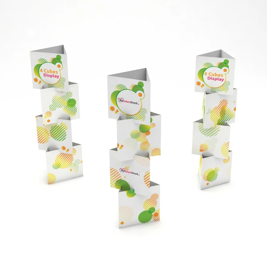 Aufsteller 4 Cubes 2