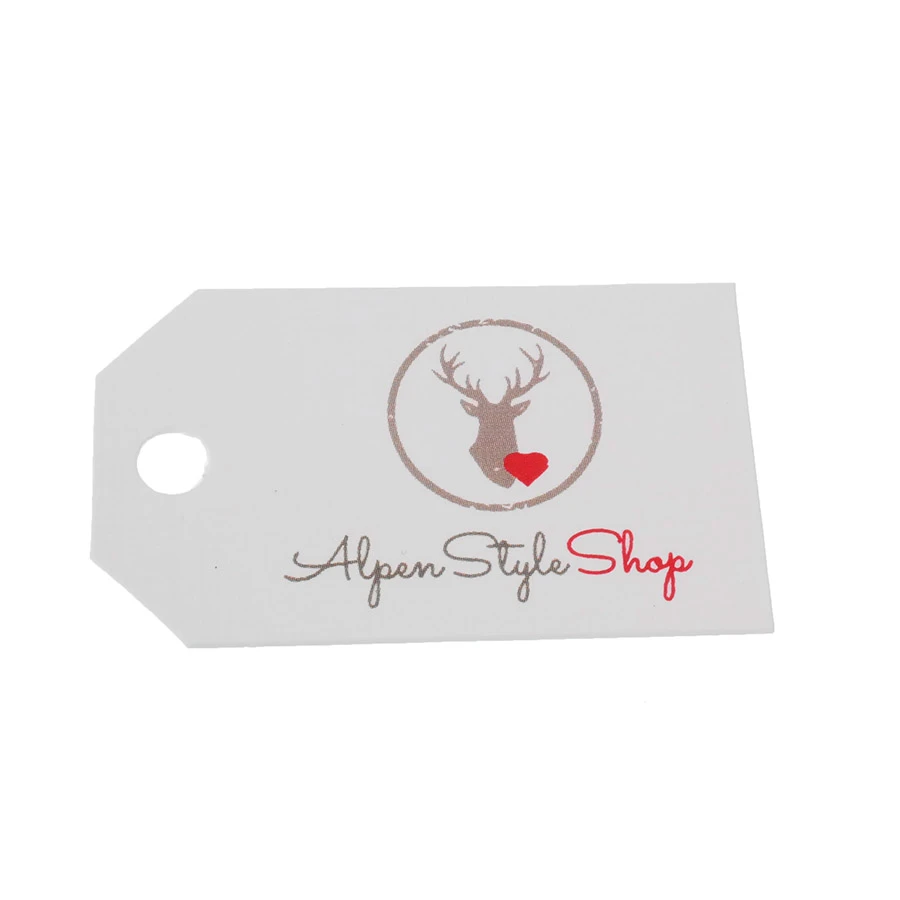 Tag mit Recyclingpapier