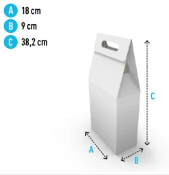 Flaschenverpackung "California" (18x9x38,2 cm) 2