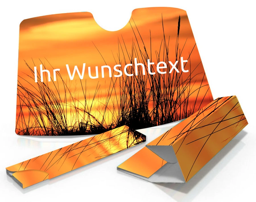 Design Nr. 13 Sonnenuntergang mit Wunschtext