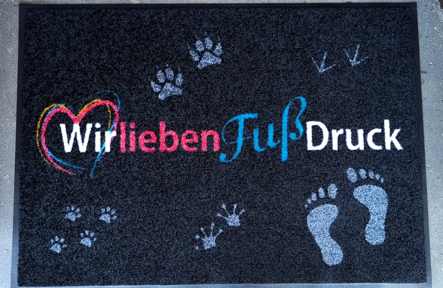 Bedruckte Fußmatten 2