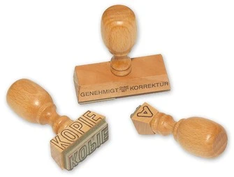 Holzstempel & Stempelkissen 1