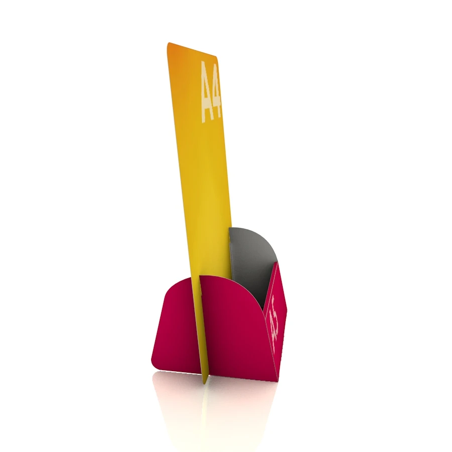 Display Aufsteller Kedros (A4 Display mit DIN A5 Regalfach) 2