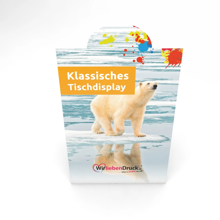 Klassischer Aufsteller 12x21 cm 2