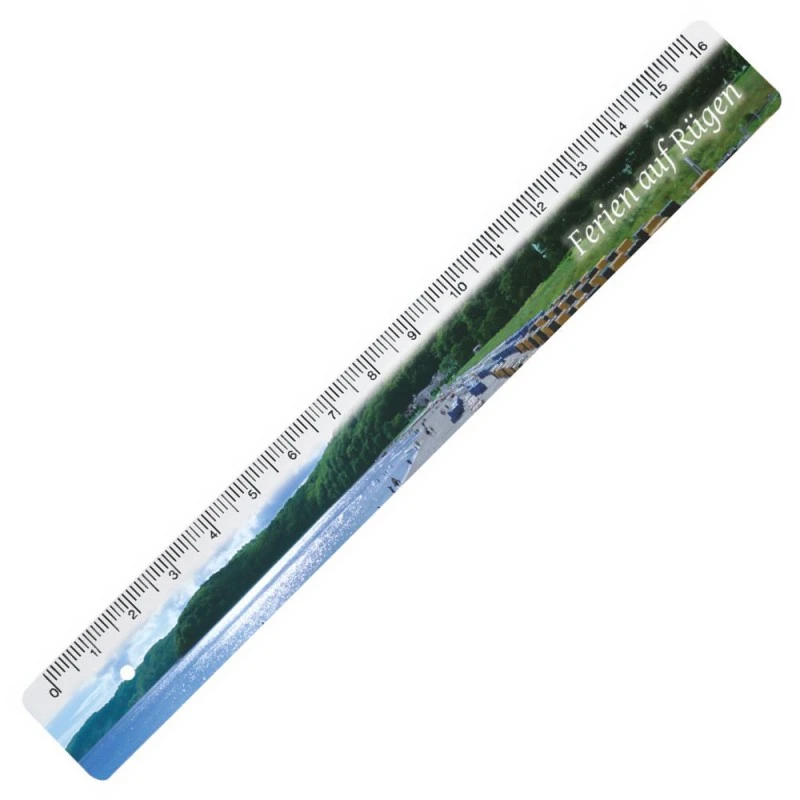Hochwertiges 16cm Lineal (4C bedruckt) 2