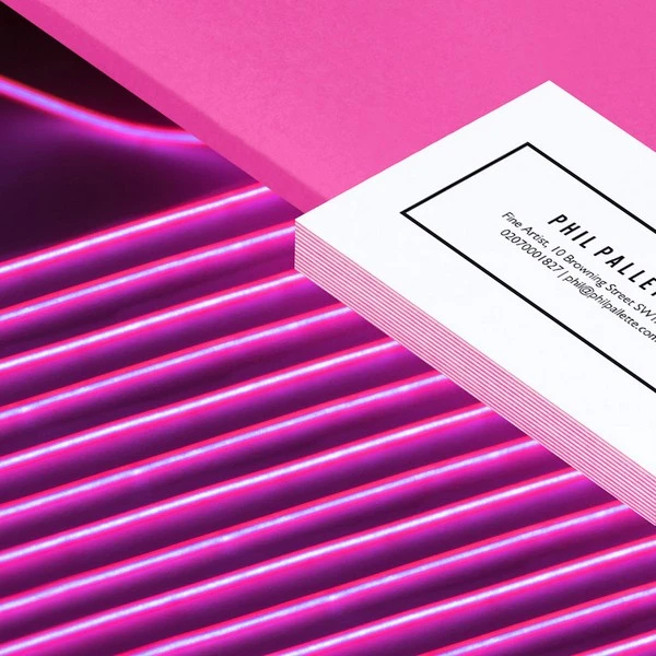 Farbstreifen in Pink