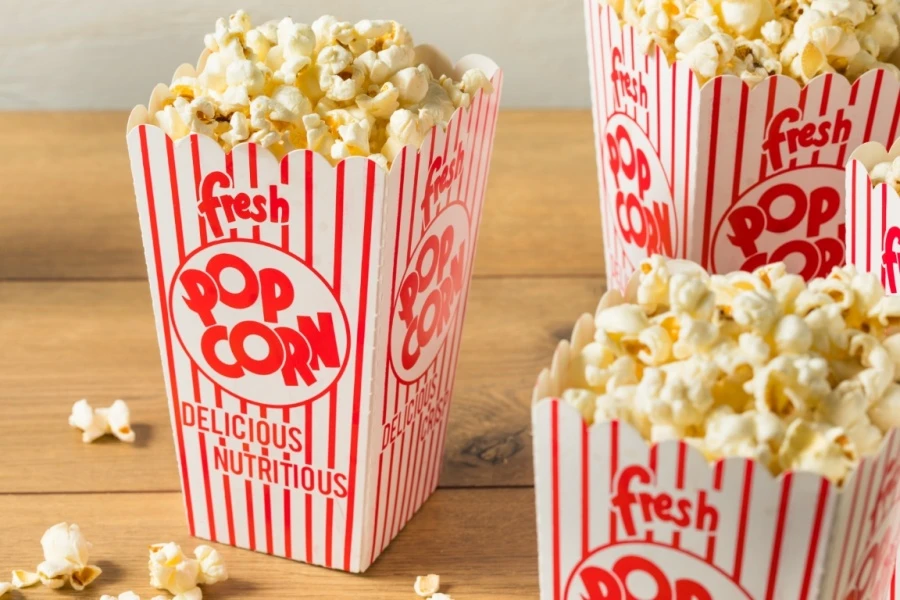 Geriffelte Popcornbox