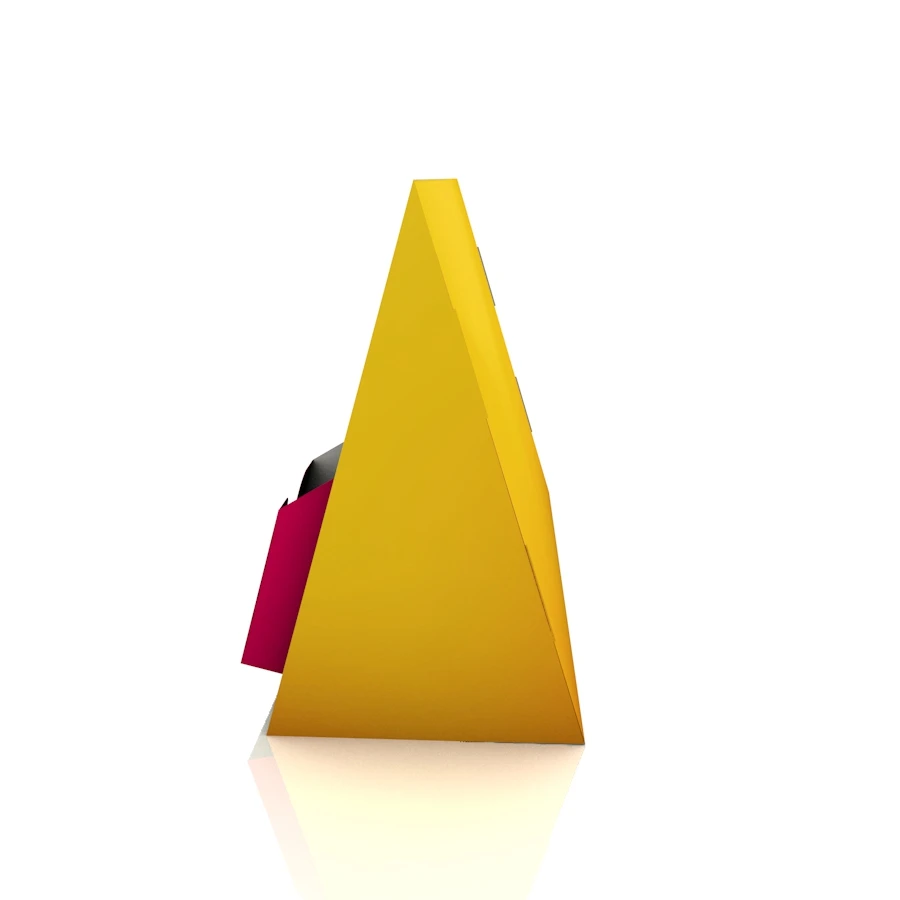 Tischdisplay "Pyramid" inkl. DIN A5 Flyerhalter 3