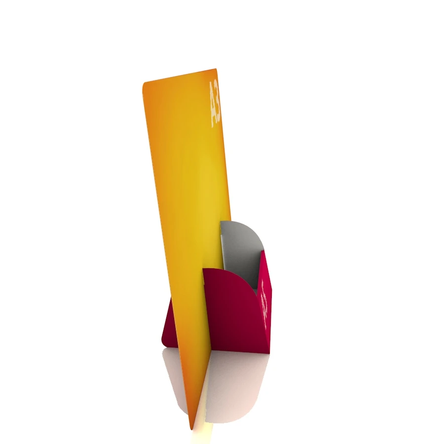 Display Aufsteller "Rotterdam" (A3 Quer Display mit DIN A5 Regalfach) 3