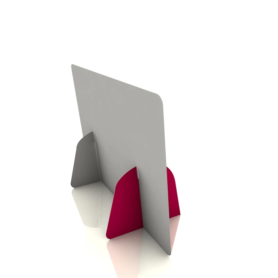 Display Aufsteller "Vathy" (A4 Quer Display mit DIN A5 Regalfach) 6